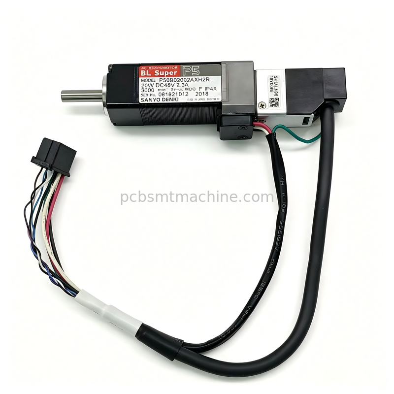 Sanyo P5 20W Power 3000 RPM Speed Z Axis Servo Motor Plug-and-Play for Hanwha SM471 SM481 SMT Mounter