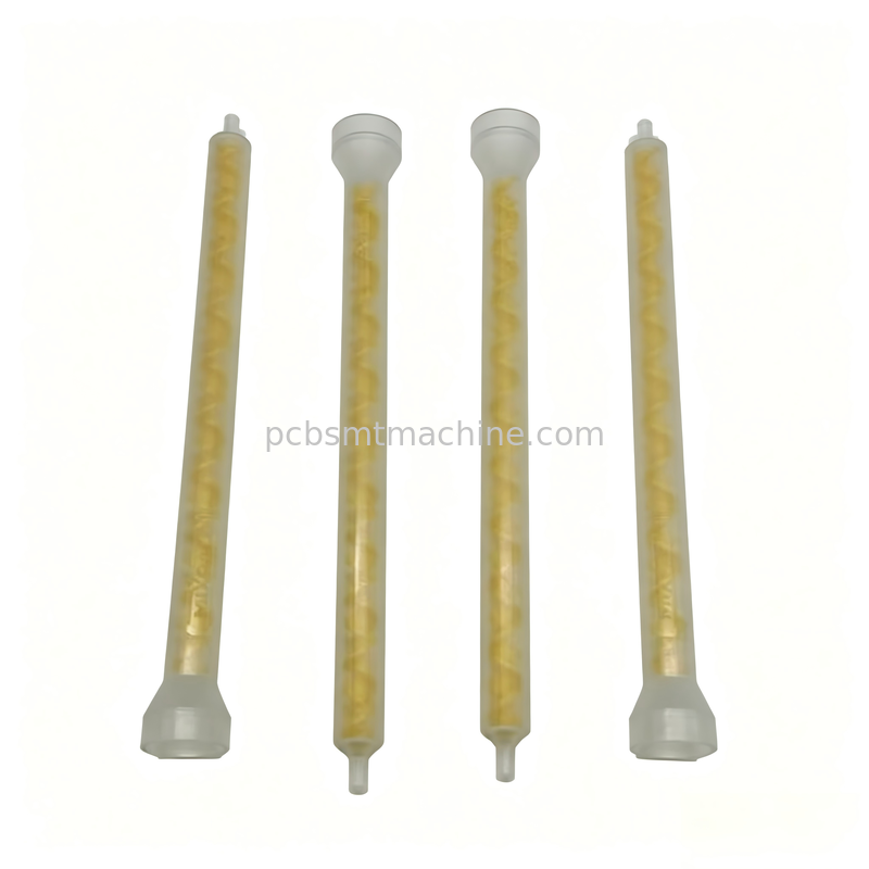 MIXPAC MS08-19-R 19-элементный желтый POM статический смеситель для SMT PCB с давлением 1500 PSI