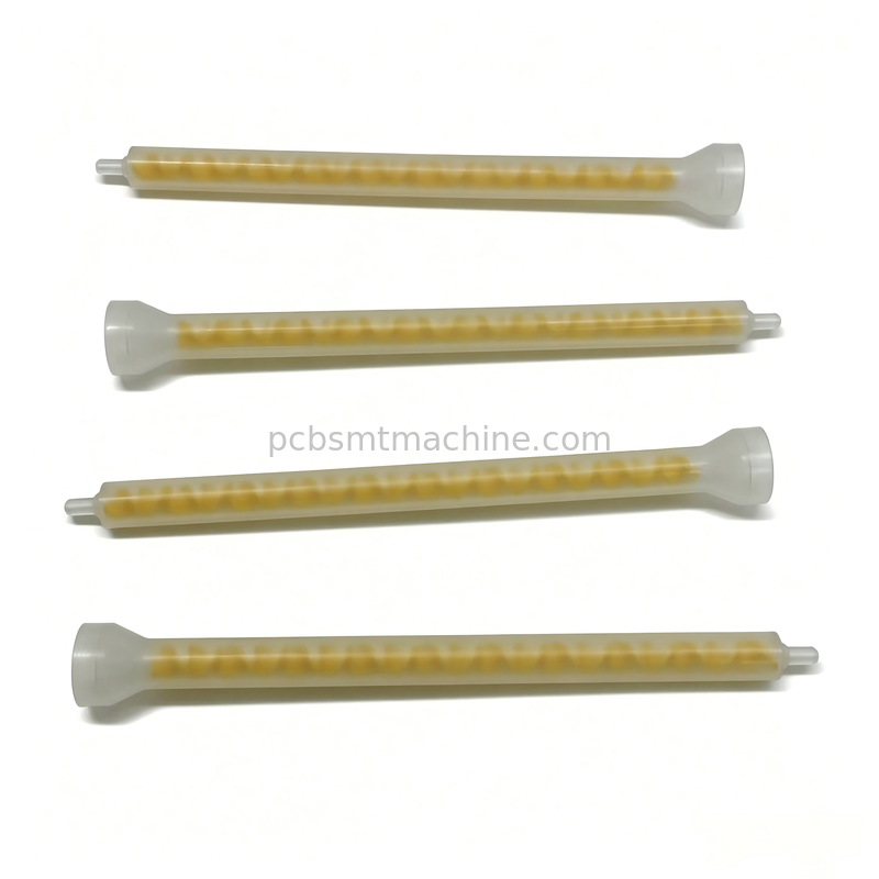 MIXPAC MS08-19-R 19-элементный желтый POM статический смеситель для SMT PCB с давлением 1500 PSI
