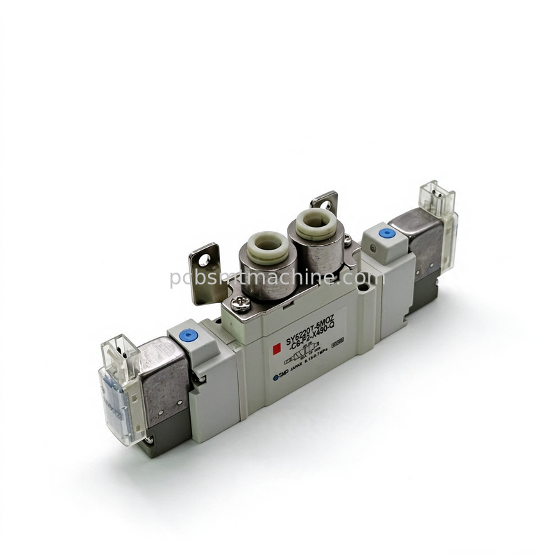 Internal Pilot DC24V 2-Position Double Solenoid Valve SMC 5-Port Solenoid Valve for SMT Spare Parts