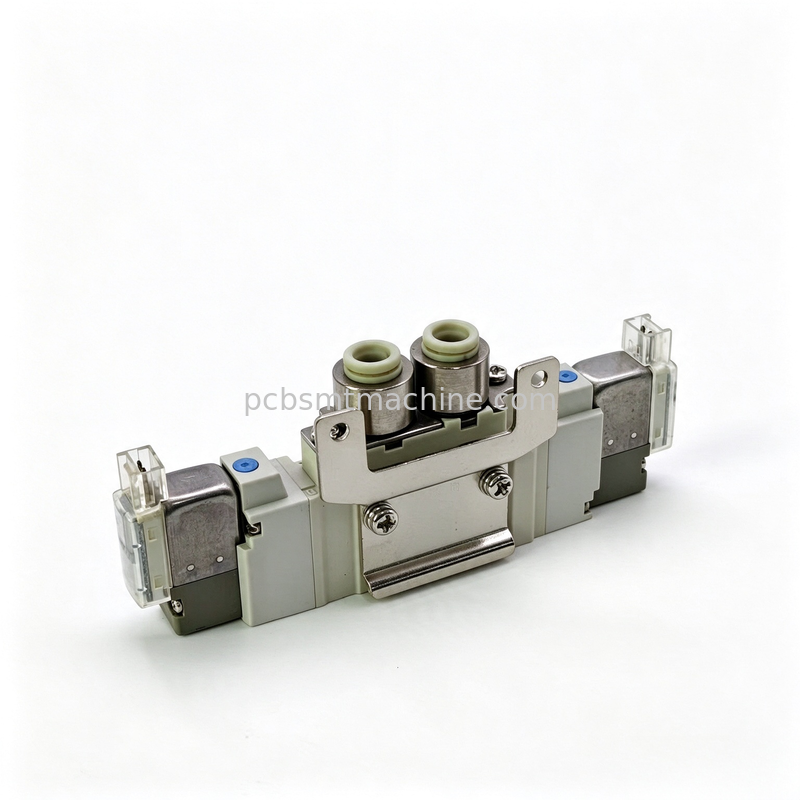 Internal Pilot DC24V 2-Position Double Solenoid Valve SMC 5-Port Solenoid Valve for SMT Spare Parts