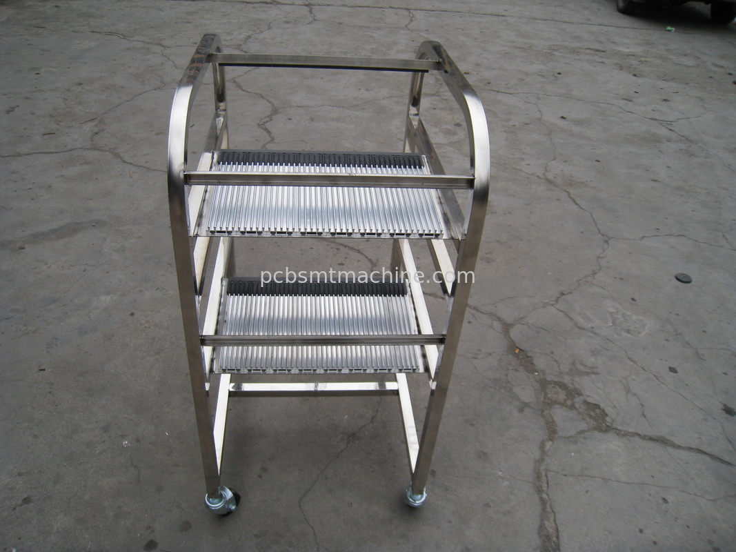 Прочная тележка фидера СЕРИИ Сименс X нержавеющей стали L600*W700*H1180MM конструированная с 2 слоями и 40 слотами