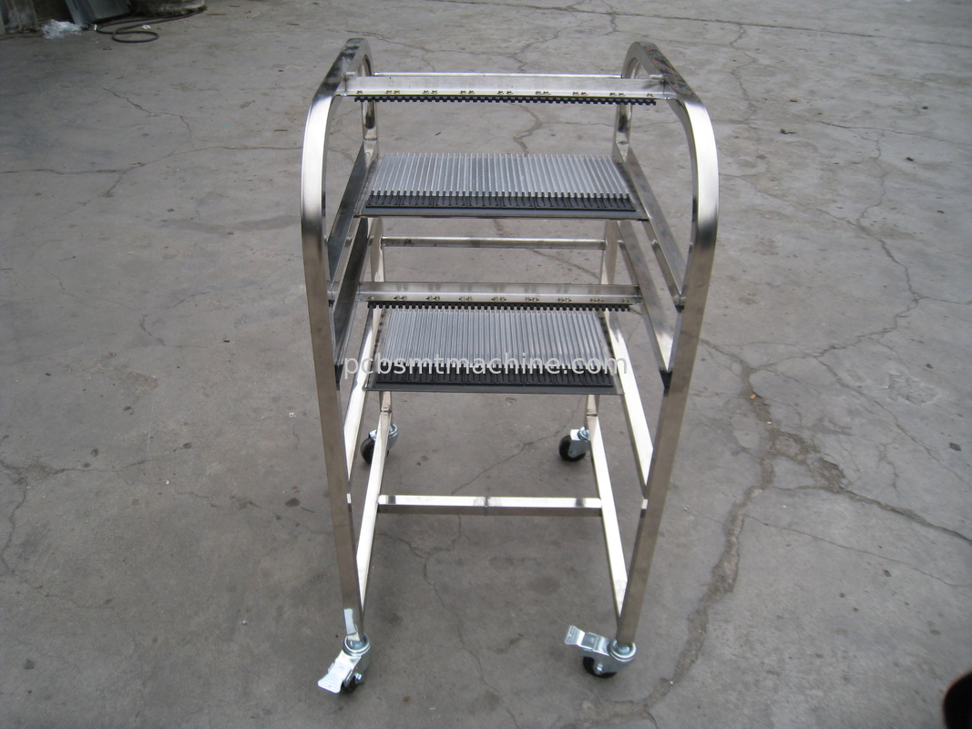 Прочная тележка фидера СЕРИИ Сименс X нержавеющей стали L600*W700*H1180MM конструированная с 2 слоями и 40 слотами